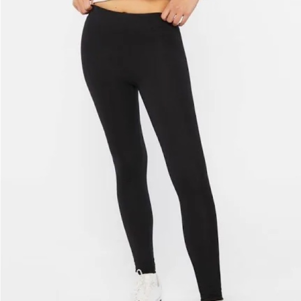 Forever 21 Black Leggings Cotton Bundle of 3